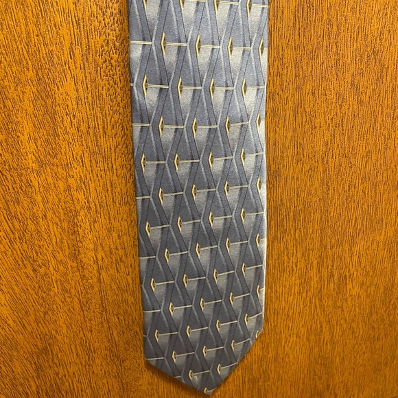Umberto Bossi patterned blue tie - Picture 6 of 6
